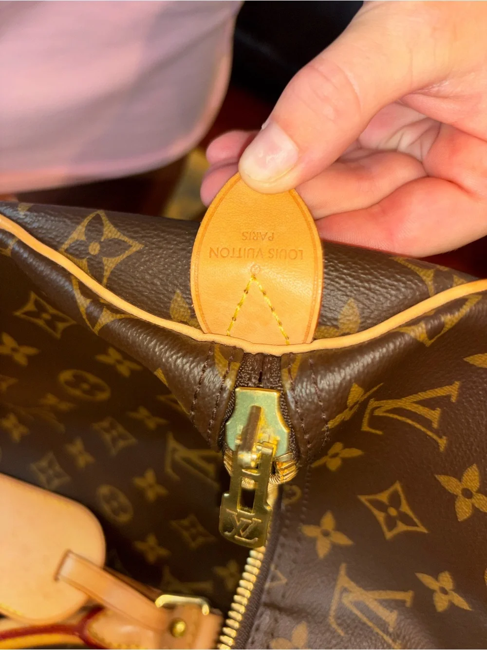 Louis Vuitton Keepall 55 duffel bag - brown